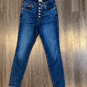 Good Legs High Waist Skinny Jeans by Good American Size 10/30
